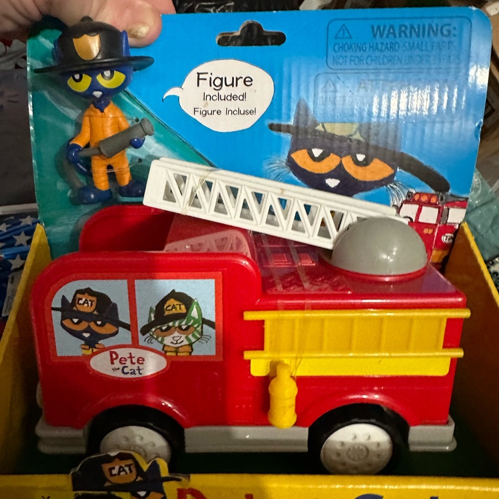 Red Fire Truck Toy with Figure